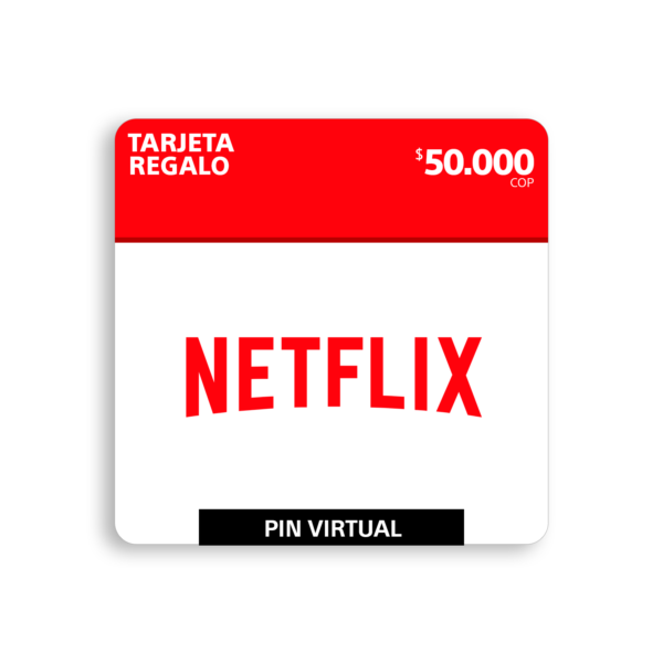 Pin Virtual NETFLIX $50.000